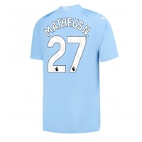 Manchester City Matheus Nunes #27 Domaci Dres 2023-24 Kratak Rukav